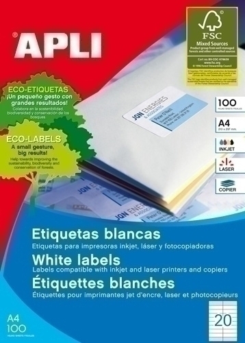 ETIQ.IMP.APLI 12330 100h A4 105x28,75-33