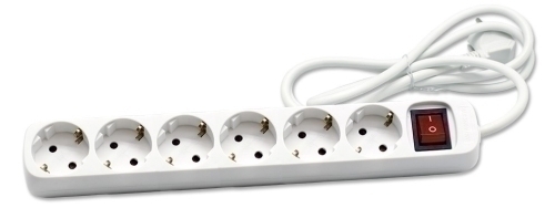 ENCHUFE PROTECTOR CEG.6 SAL.(REGLETA) - Pack de 6 unidades