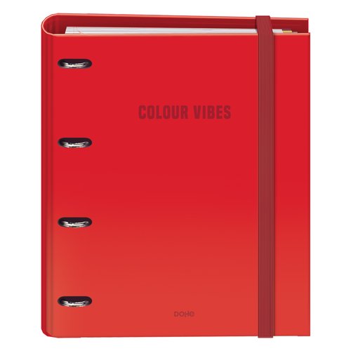 CARPEBLOC DOHE COLOUR VIBES A4 ROJO
