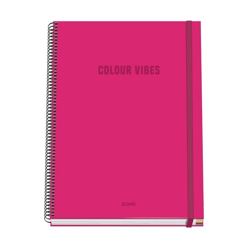 BLOC DOHE COLOUR VIBES A4 100h CD.5 ROSA