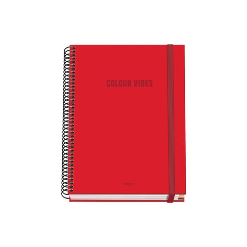 BLOC DOHE COLOUR VIBES A5 100h CD.5 ROJO