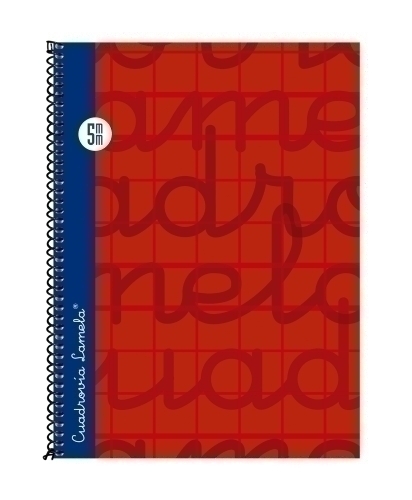 LAMELA BLOC t.FORR. 4º 80h CDV. 5 ROJO - Pack de 5 unidades