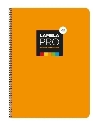 LAMELA BLOC t.DURA Fº 100h CDV. 4 NARANJ - Pack de 5 unidades