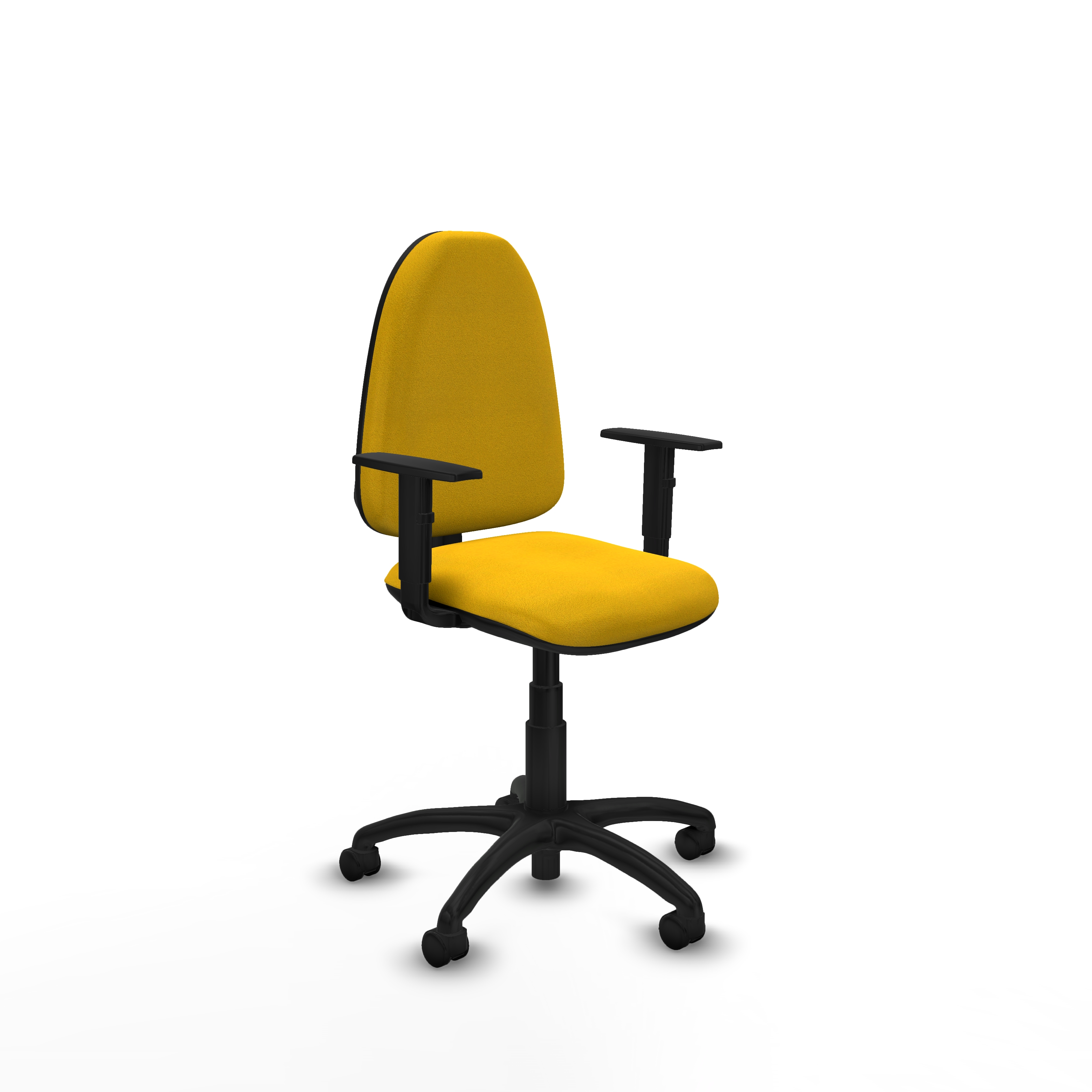 Aýna CP bali amarillo brazos 1D base poliamida ruedas nailon 50mm