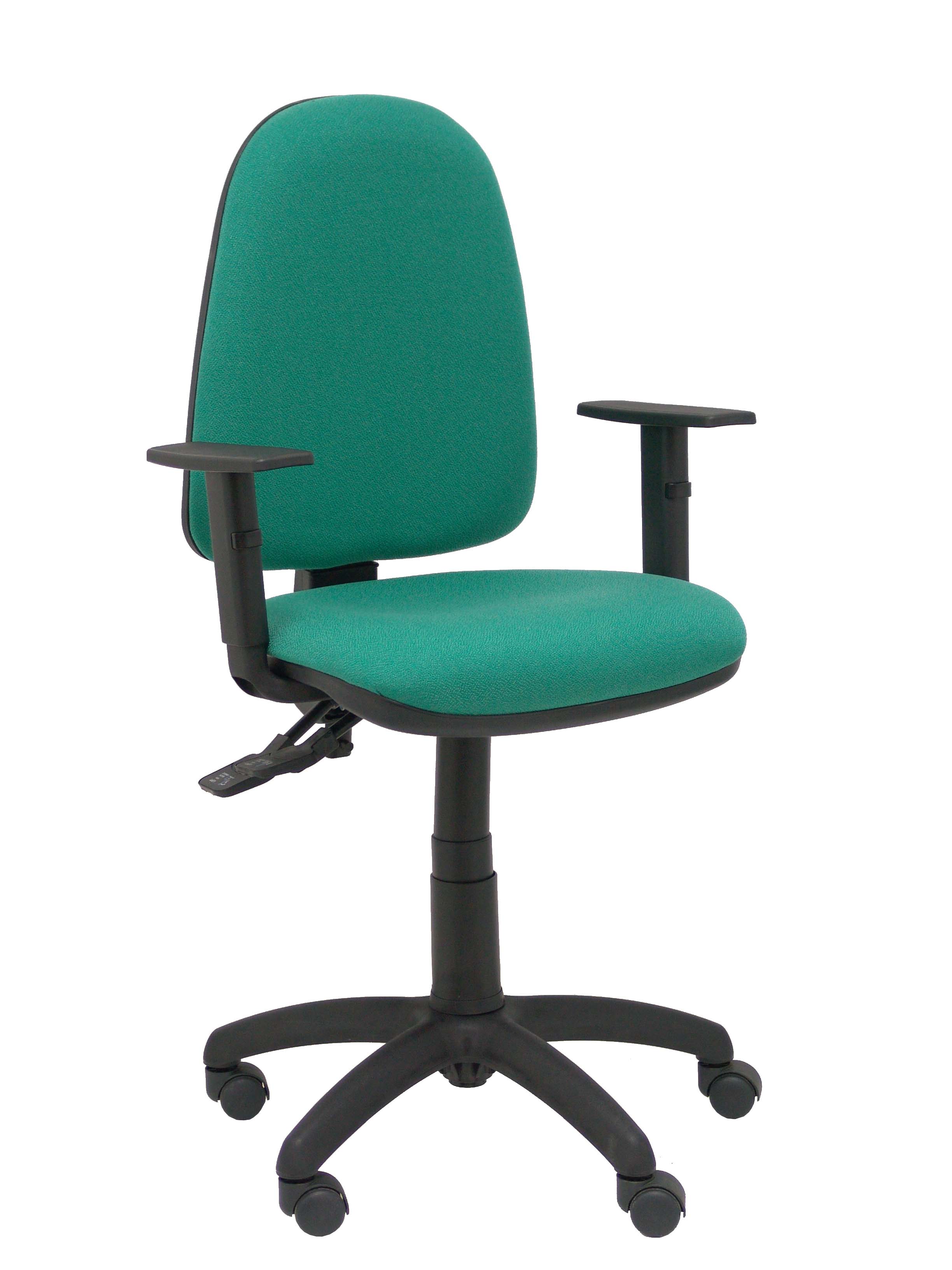 Silla Tribaldos verde con brazos regulables