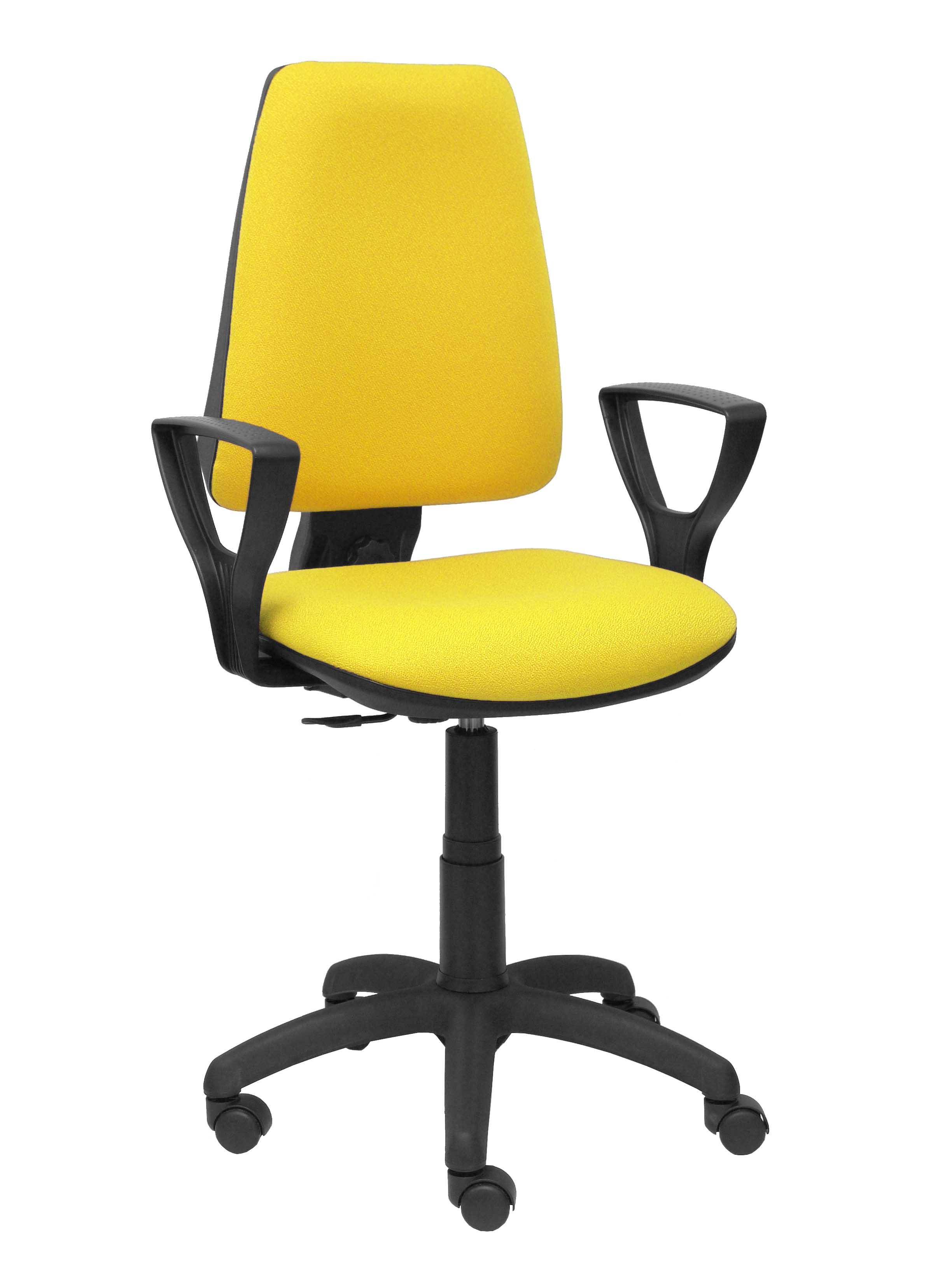 Silla Elche CP bali amarillo brazos fijos
