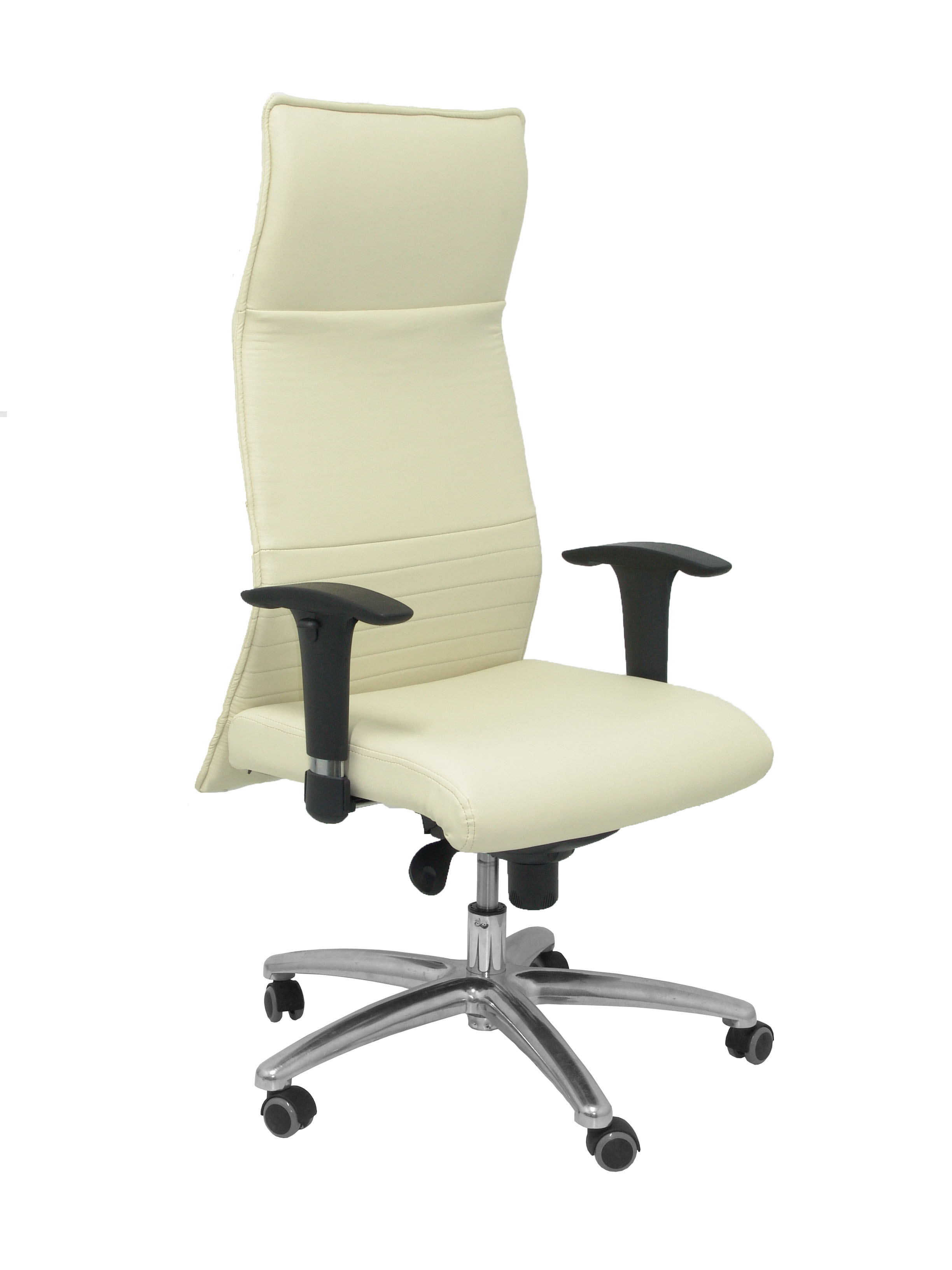 Sillón Albacete XL similpiel crema hasta 160kg