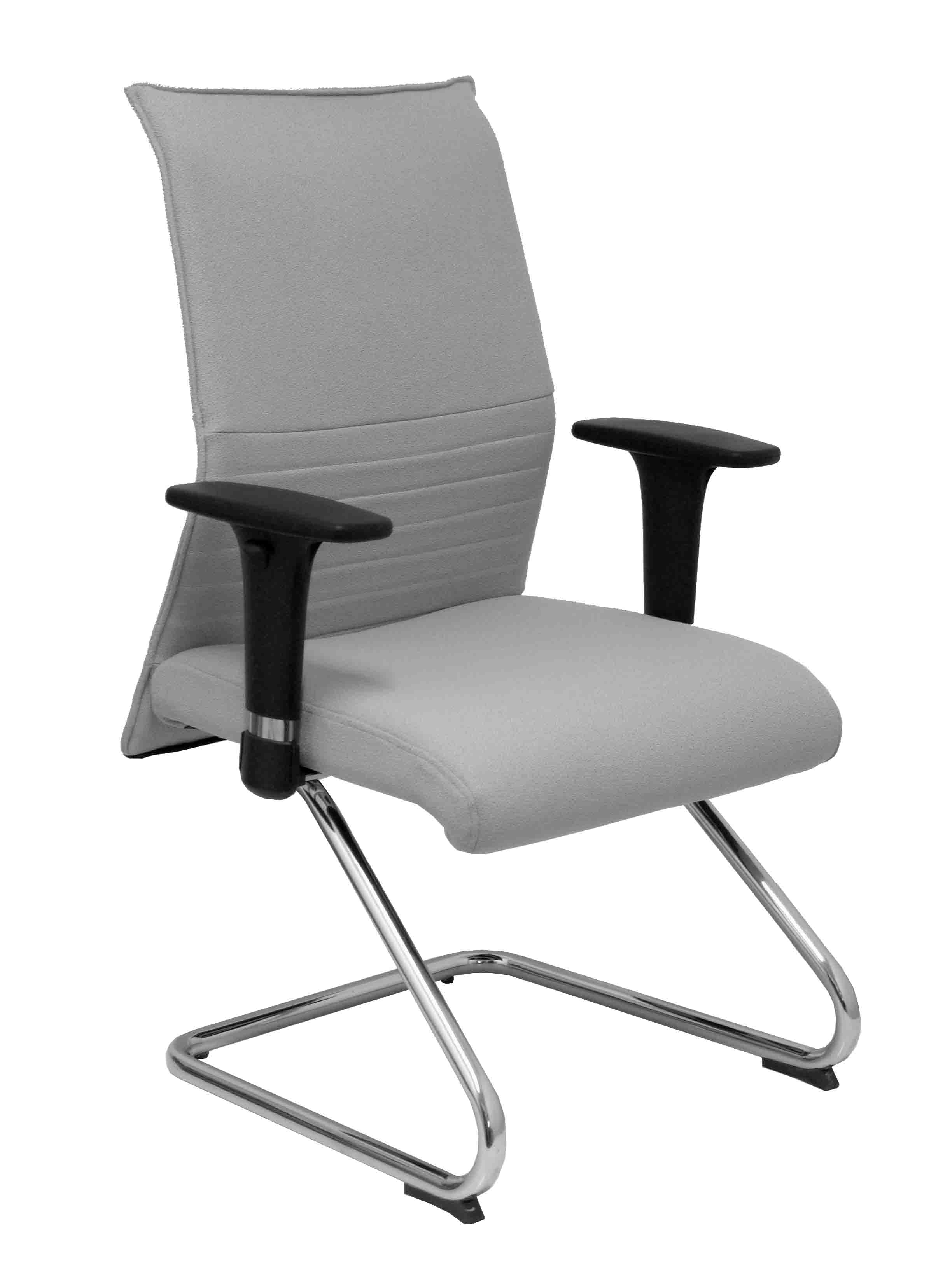 Sillón Albacete confidente patín bali gris claro