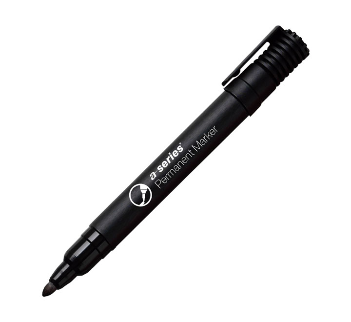 MARCADOR A-SERIES PERM PTA CONICA NEGRO AS1093
