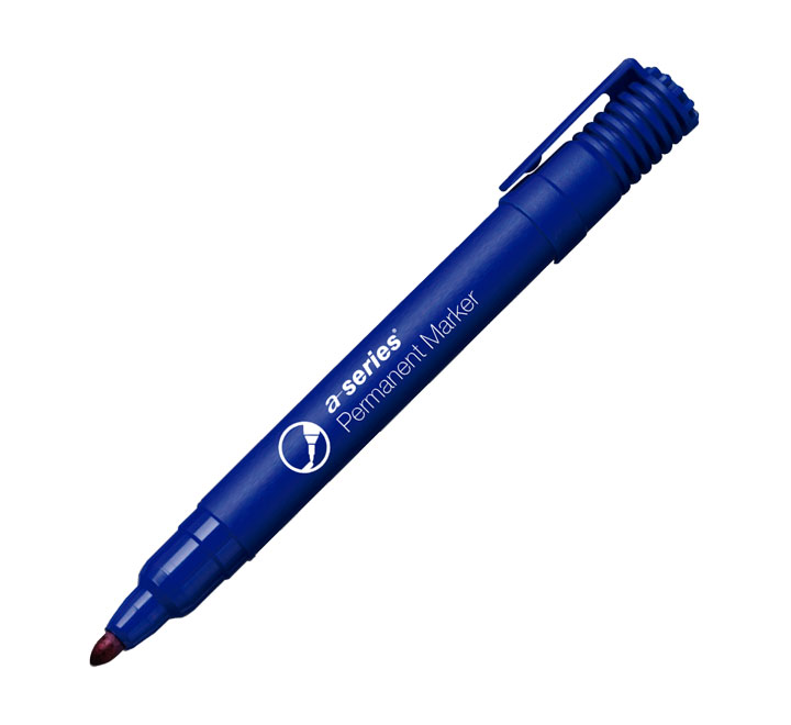 MARCADOR A-SERIES PERM PTA CONICA AZUL AS1092