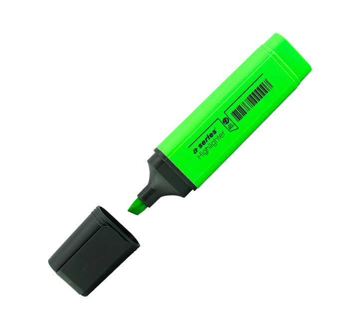 ROTULADOR FLUORES. A-SERIES VERDE AS0529