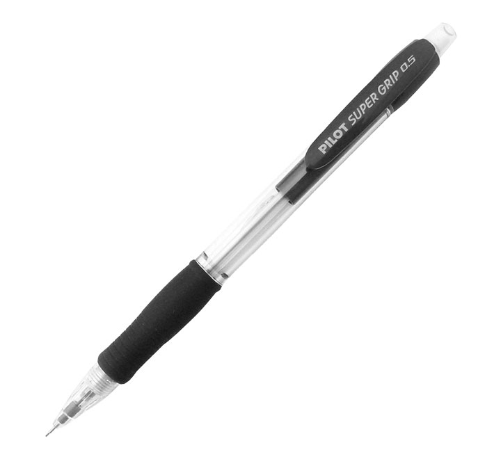 PORTAMINAS PILOT SUPER GRIP 0.5MM NEGRO