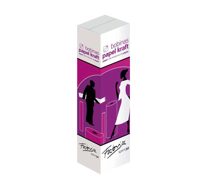BOB. PAPEL KRAFT FABRISA MOSTRAD 0.62X150M MARRON
