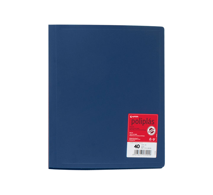 CARP. POLIPLAS GRAFOPLAS A4 PP 40FUND. AZ 01340030