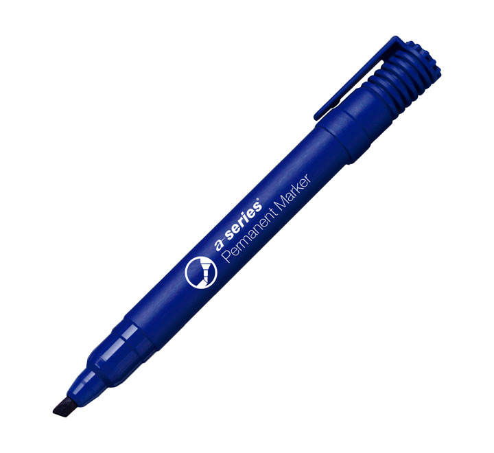 MARCADOR A-SERIES PERM PTA BISEL AZUL AS1087