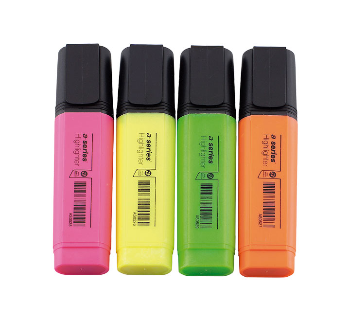 PACK 4 MARCADORES FLUOR. 1-5MM STDO A-SERIES