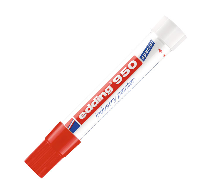 MARC.PERMANENTE CERA EDDING ROJO 950-002