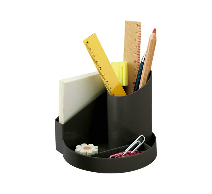 CUBILETE FAIBO 4 COMP. NEGRO 203-02