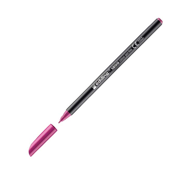 EDDING ROTULADOR PUNTA DE FIBRA 1200 MAGENTA - Pack de 5 unidades - 1200-20