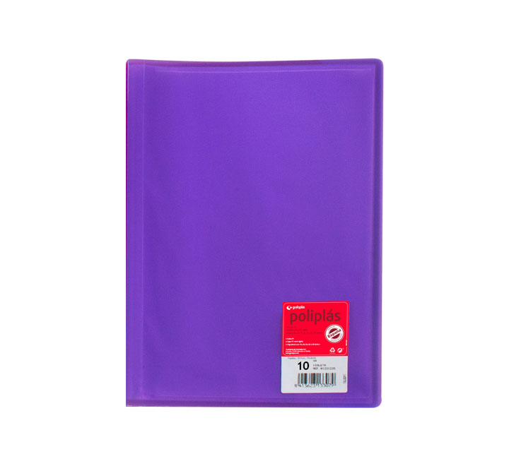 CARP. 10F POLIPLAS GRAFOPLAS A4 PP VIOLET 01311235