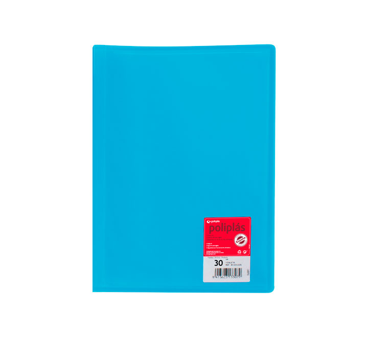 CARP. 30F POLIPLAS GRAFOPLAS A4 PP AZUL 01331230