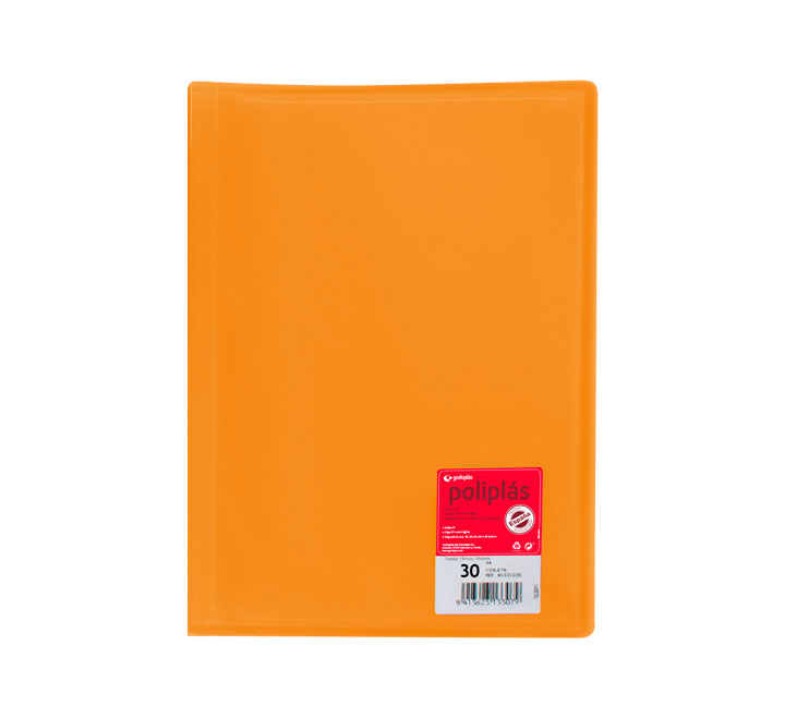 CARP. 30F POLIPLAS GRAFOPLAS A4 PP NARANJ 01331252