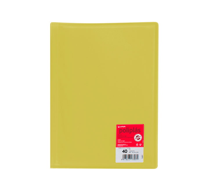 CARP. 40F POLIPLAS GRAFOPLAS A4 PP AMARIL 01341260