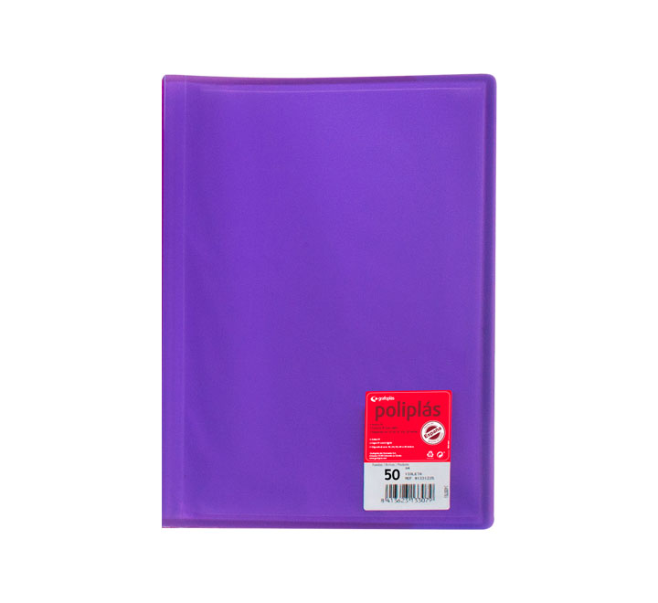 CARP. 50F POLIPLAS GRAFOPLAS A4 PP VIOLET 01351235