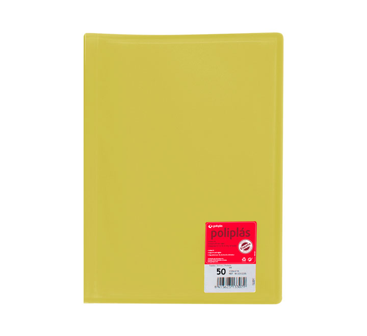 CARP. 50F POLIPLAS GRAFOPLAS A4 PP AMARIL 01351260
