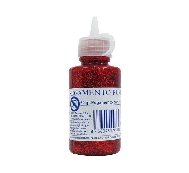 PURPURINA NIEFENVER GLITTER ROJO
