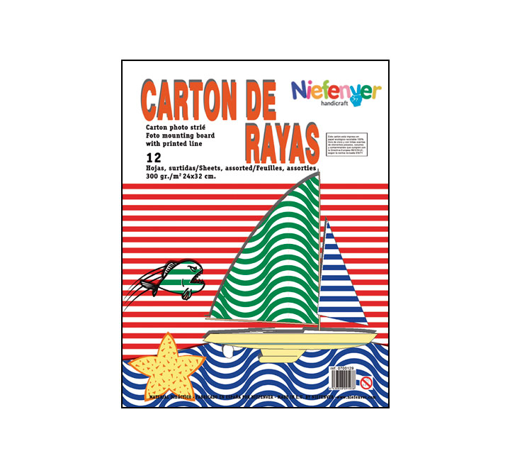 B.12U CARTON RAYAS NIEFENVER 34X32CM 0700129