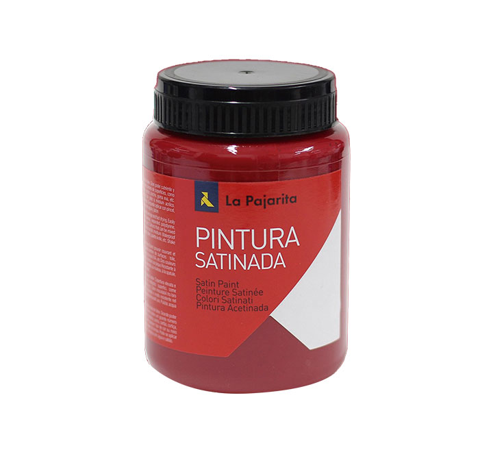 PINTURA SATIN.375ML LA PAJARITA 111213 CARMIN