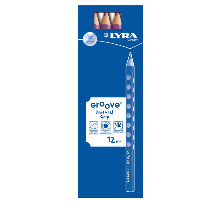 C.12 LAPICES LYRA GROOVE 3810039 VIOLETA CLAR