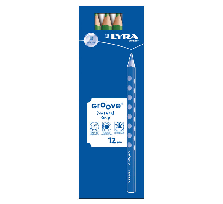 C.12 LAPICES LYRA GROOVE 3810070 VERDE CL