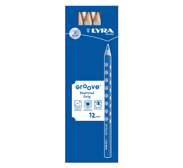 C.12 LAPICES LYRA GROOVE 3810251 PLATA
