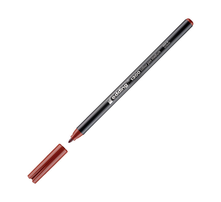 ROTULADOR EDDING 1300-07 PTA. REDONDA 2MM MARRON