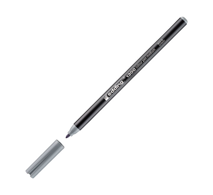 ROTULADOR EDDING 1300-26 PTA.REDONDA 2MM GR PLATA
