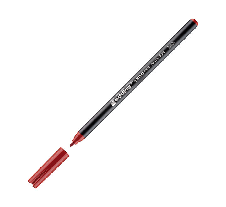 ROTULADOR EDDING 1300-46 PTA.REDOND 2MM CARMESI