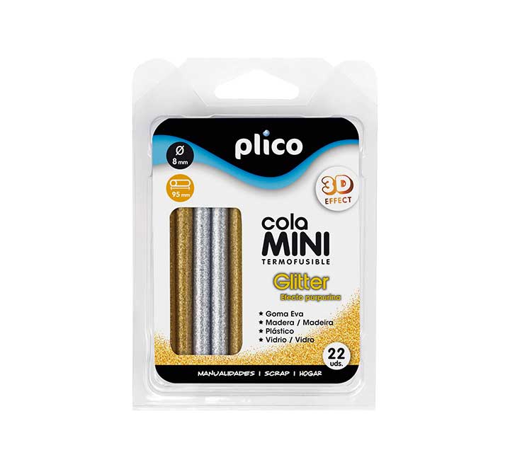 COLA TERMOFUSIBLE BARRA PLICO blister 22