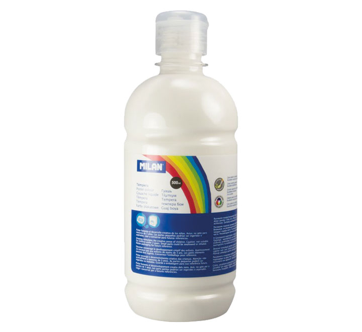 BOTELLA 500ML TEMPERA BLANCA MILAN 03610