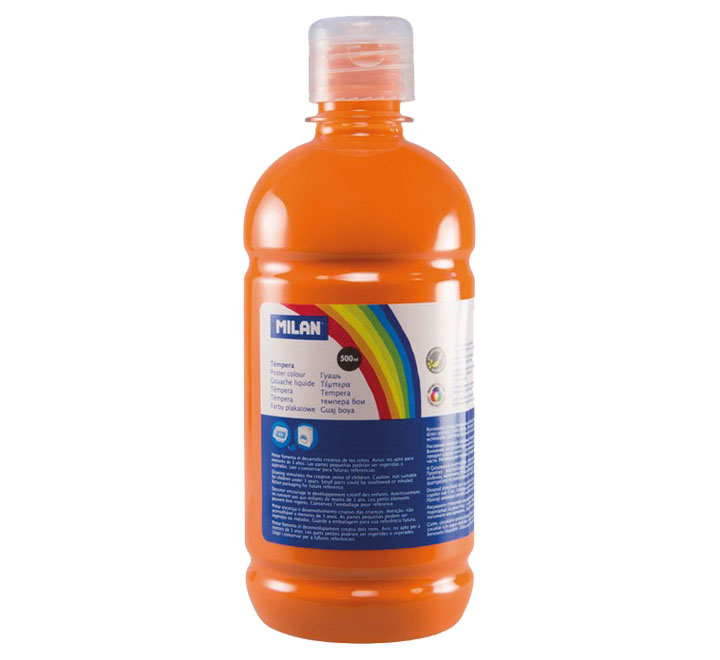 BOTELLA 500ML TEMPERA NARANJA MILAN 03632