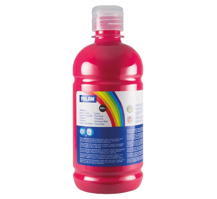 BOTELLA 500ML TEMPERA MAGENTA MILAN 03633