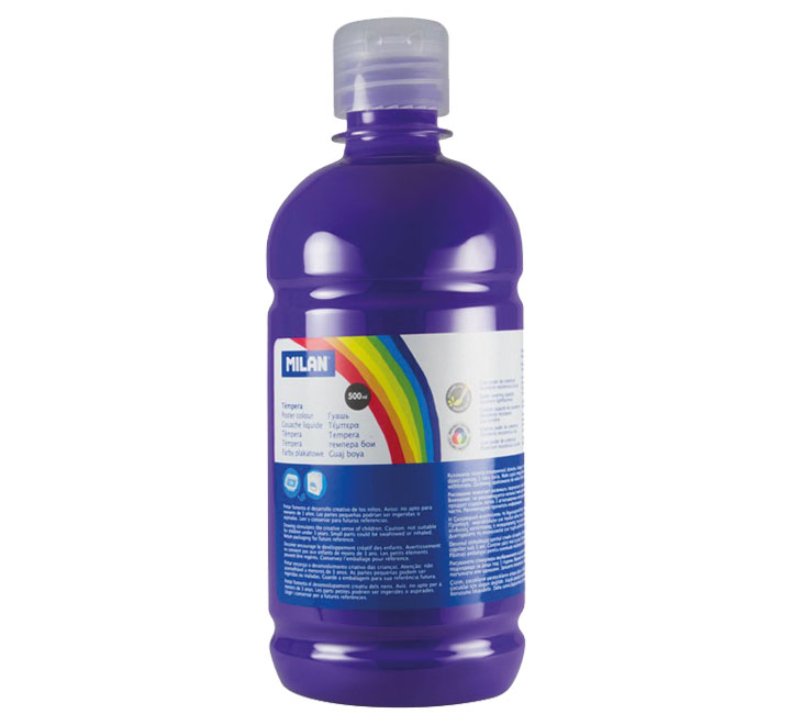 BOTELLA 500ML TEMPERA VIOLETA MILAN 03640