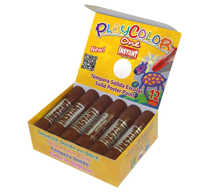 EST. 12U TEMP. SOLIDAS PLAYCOLOR 10G MARRON 10861