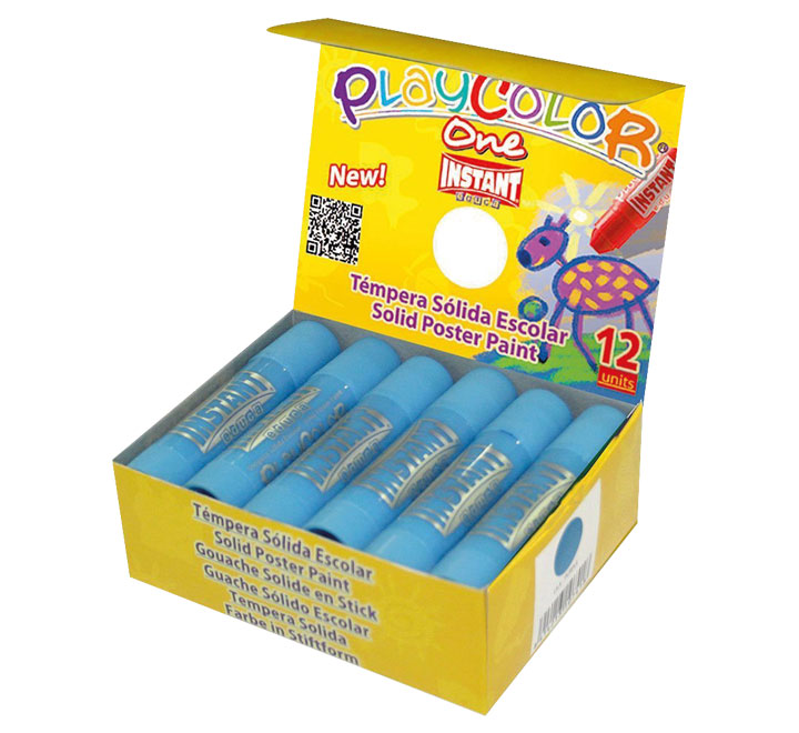 EST 12U TEMP. SOLIDAS PLAYCOLOR 10G AZ.CLARO 10881