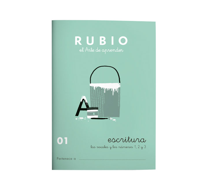 CUADERNO RUBIO A5 ESCRITURA 01 - Pack de 10 unidades
