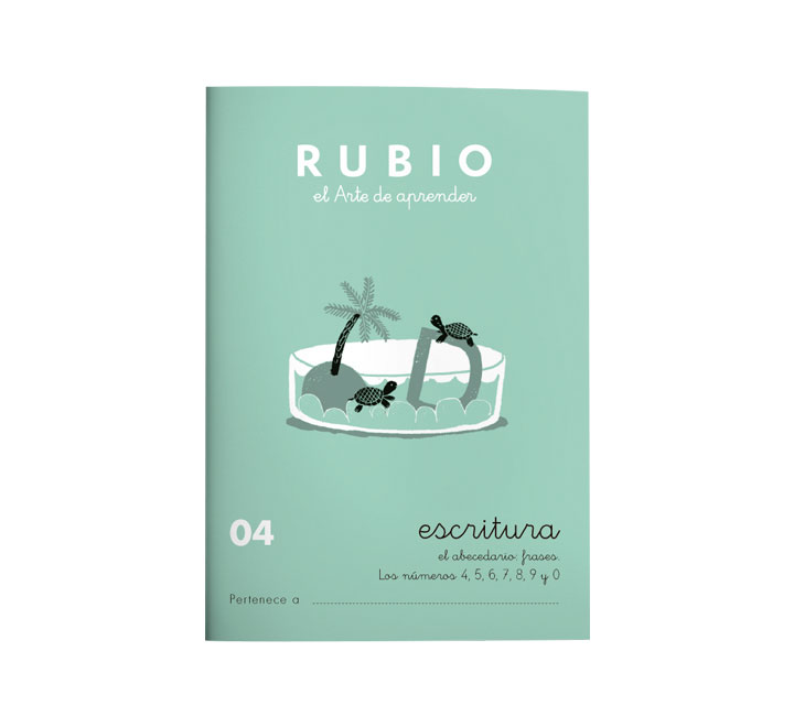 CUADERNO RUBIO A5 ESCRITURA 04 - Pack de 10 unidades