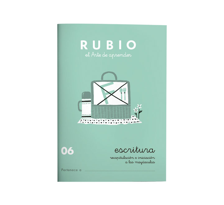 CUADERNO RUBIO A5 ESCRITURA 06 - Pack de 10 unidades