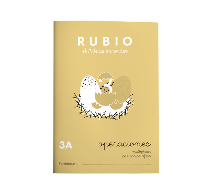 CUADERNO RUBIO A5 OPERAC.y PROBLEMAS 3A - Pack de 1 unidad P3A
