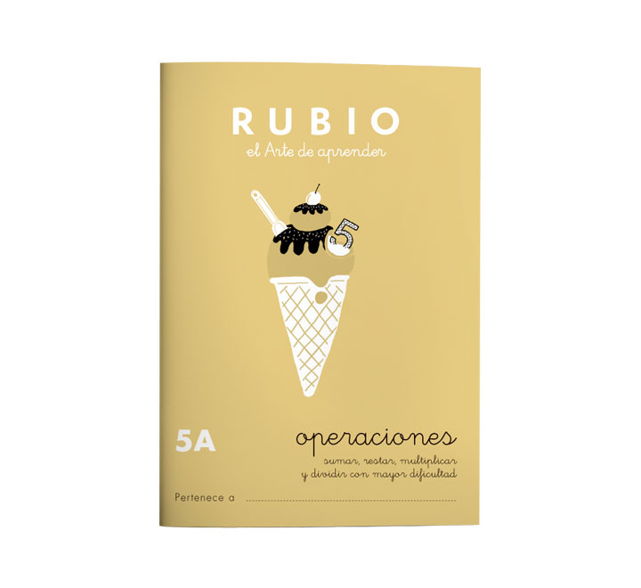 CUADERNO RUBIO A5 OPERAC.y PROBLEMAS 5A - Pack de 1 unidad